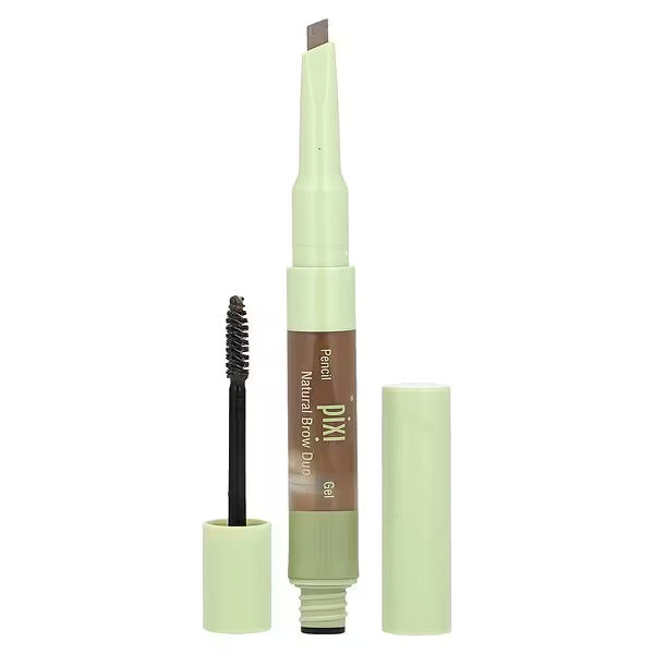 Pixi 2 in 1 Natural Brow Duo (gel y delineador para cejas)