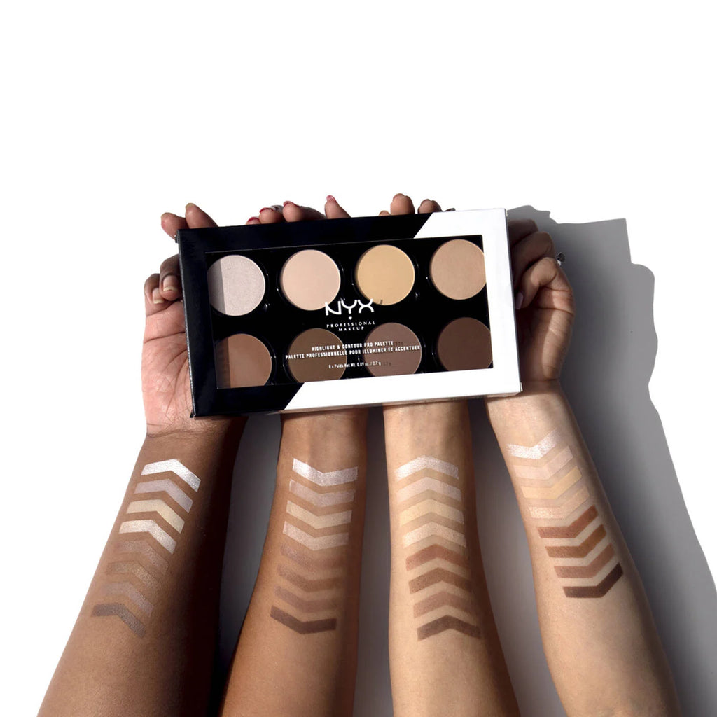 Nyx Professional Highlight & Contour Pro Palette (paleta de contornos e iluminadores)