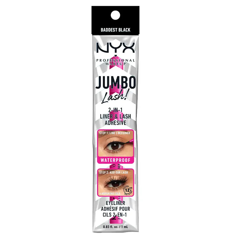 NYX Jumbo Lash 2-in-1 Eyeliner and Lash Adhesive (delineador y pegamento de pestañas)