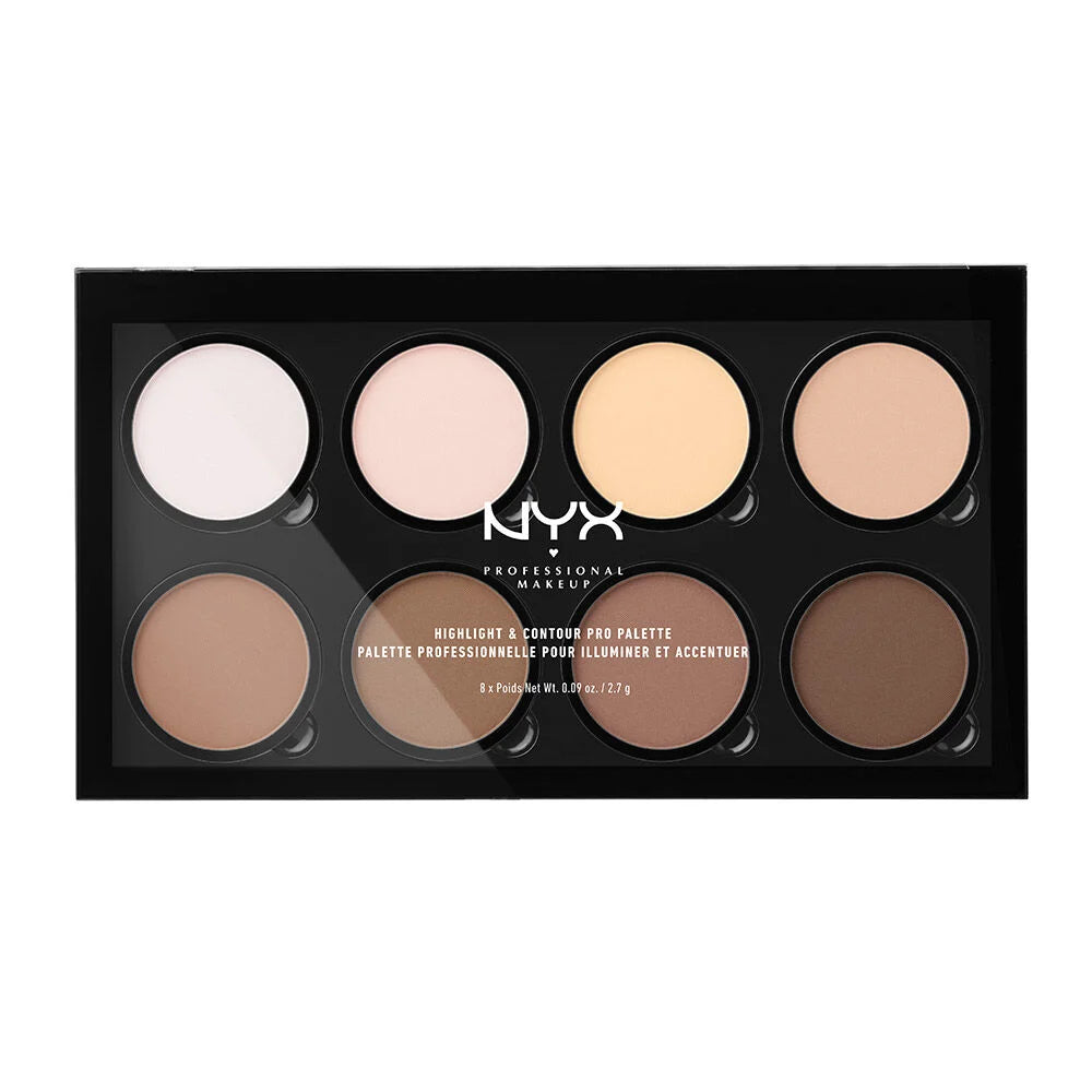 Nyx Professional Highlight & Contour Pro Palette (paleta de contornos e iluminadores)