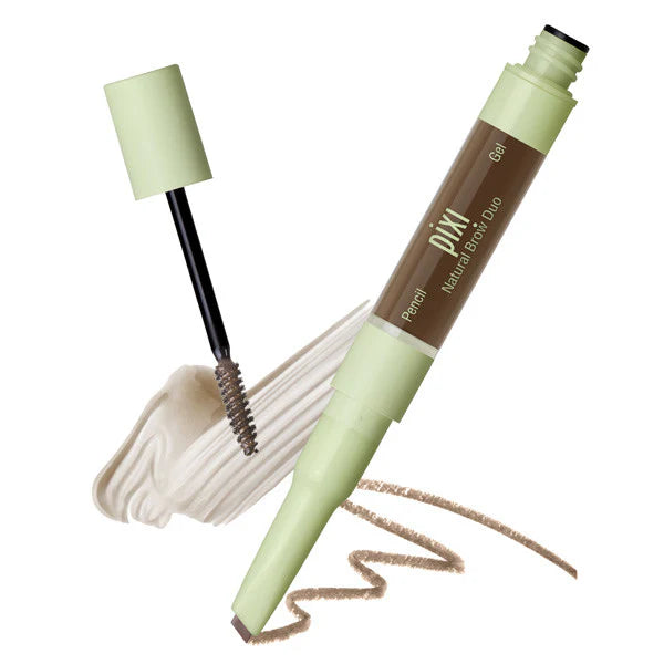 Pixi 2 in 1 Natural Brow Duo (gel y delineador para cejas)