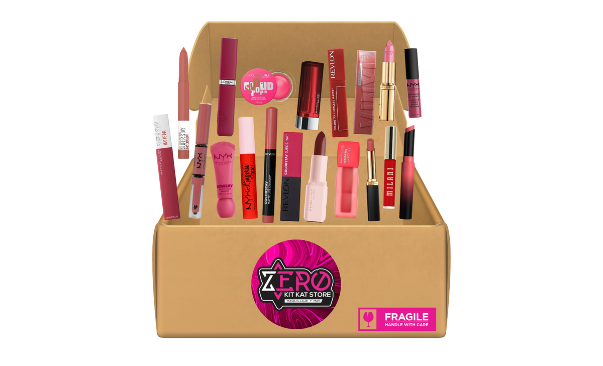 Lote labiales matte mixtos.