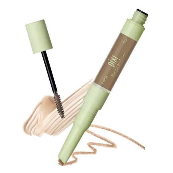 Pixi 2 in 1 Natural Brow Duo (gel y delineador para cejas)